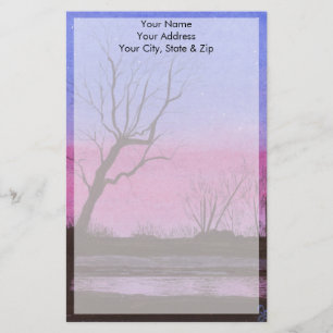 Evening Twilight Stationery