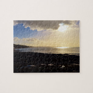 Evening View from Porthleven Cornwall England Jigsaw Puzzle