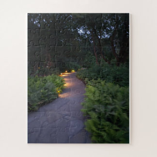 Evening walk in the garden jigsaw puzzle