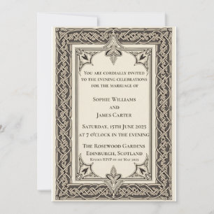 Evening Wedding Invitation 