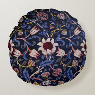 Evenlode, famous William Morris pattern, Round Pillow