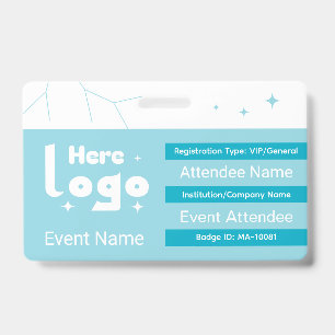 Event Badge Template