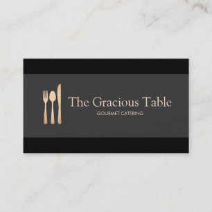 Event Caterer Catering  Business Card