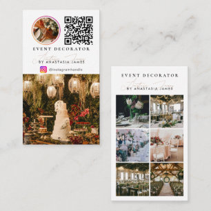Event Decorator Photo Feed Social Media QR Code Business Card