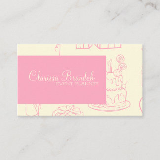 Event planner business card