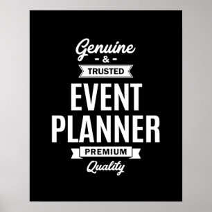 Event Planner Job Title Gift Poster