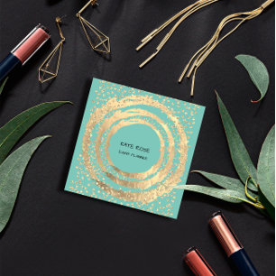 Event Planner Music Media Fashion Blogger Mint Square Business Card