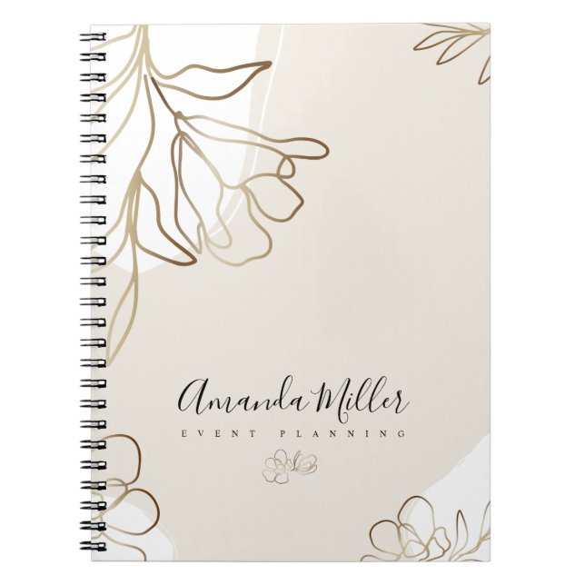 Event Planning Business Personalized Notebook (Front)