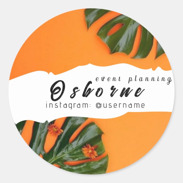 Event Planning Classic Round Sticker (Front)