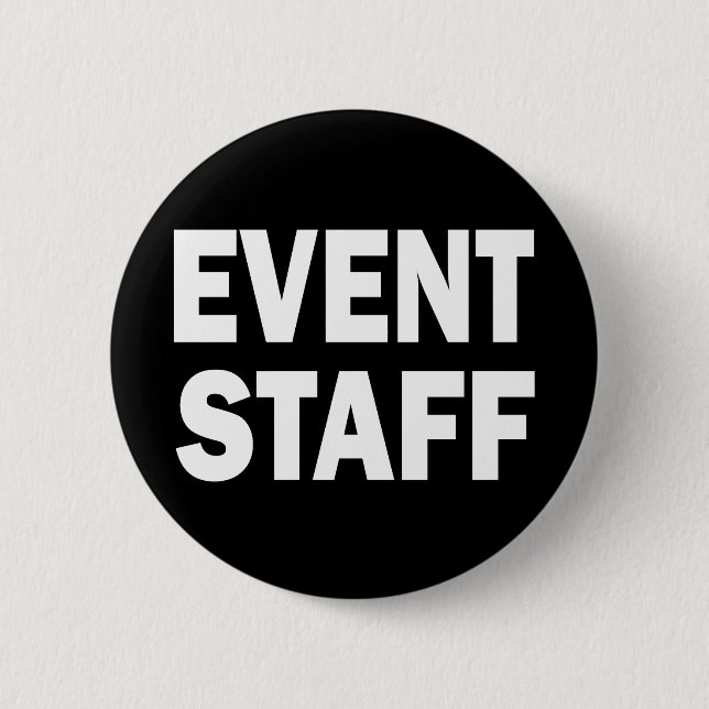 EVENT STAFF 2 INCH ROUND BUTTON (Front)