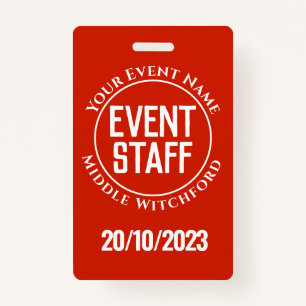 Event Staff Badge