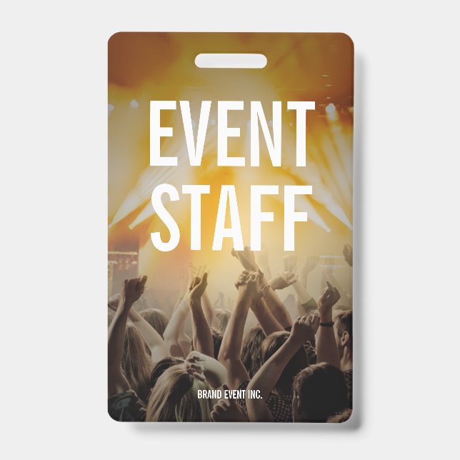 Event Staff Badge (Front)