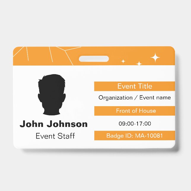 Event Staff Badge (Front)