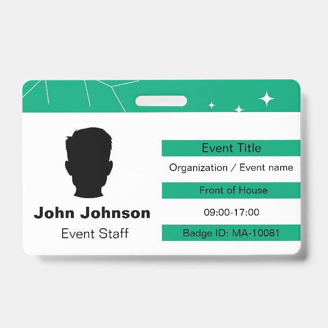 Event Staff Badge (Front)