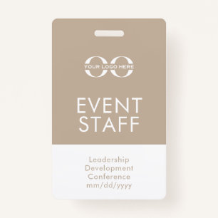 Event Staff ID Badge