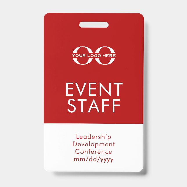 Event Staff ID Badge (Front)