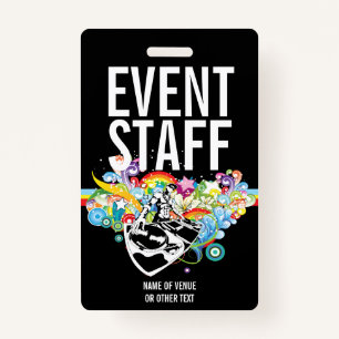 Event Staff Ideal For Concerts or Other Events Badge