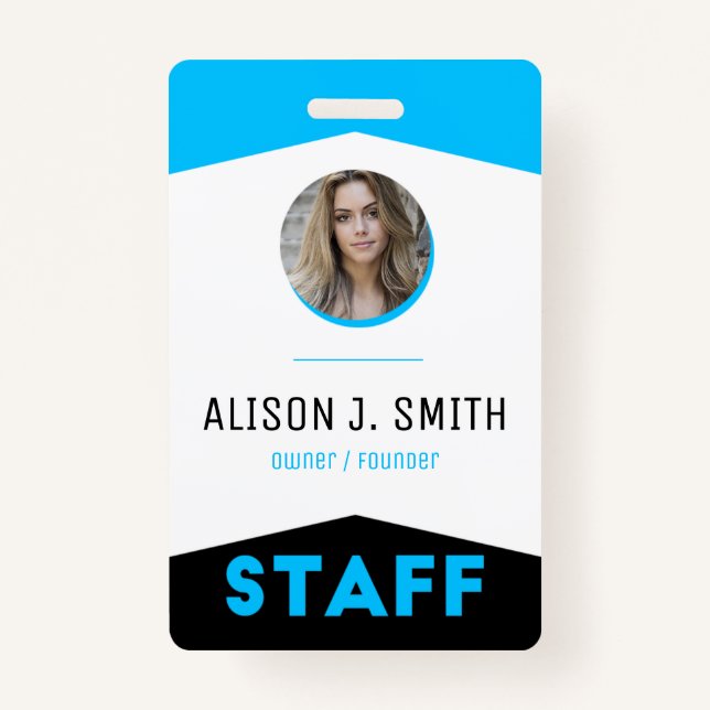 Event Staff Modern Badge (Front)