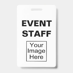 Event Staff Photo ID Badges