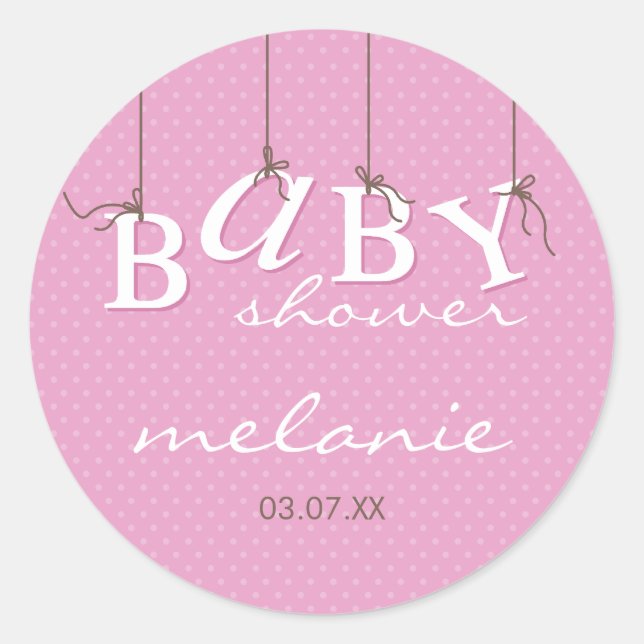 EVENT STICKER :: baby letters 4 (Front)