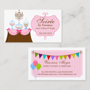 Event Stylist and Design Business Card