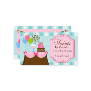 Event Stylist and Design Business Card