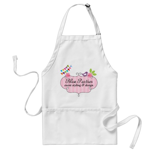 Event Stylist / Catering Personalized Business Standard Apron (Front)