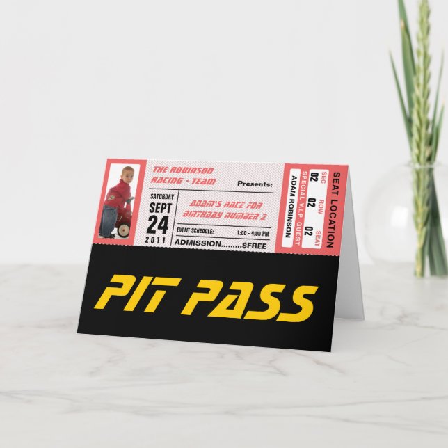 Event Ticket Card (Front)