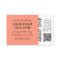 Event Ticket | Coral Pink QR Code Concert Ticket