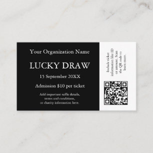Event Tickets Personalized QR Entry Pass