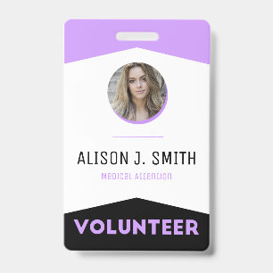 Event Volunteer Modern Badge