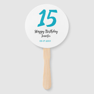Éventail 15e anniversaire quiencenera ajouter date année te