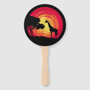 Éventail African sunset