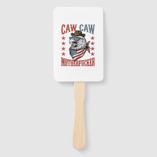 Éventail Aigle patriotique Caw Caw Design de t-shirt drôle