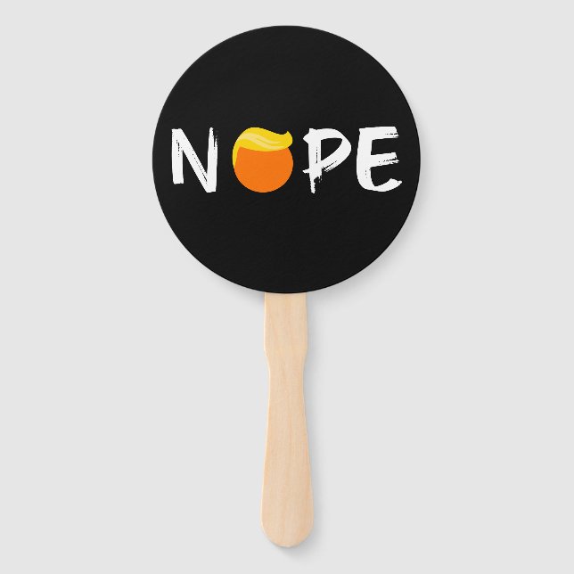 Éventail Anti-Trump - Nope Edition II (Devant)