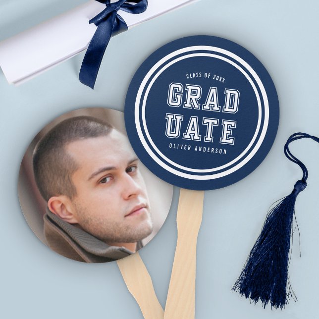 Éventail Arrière - plan modifiable couleur Varsity Graduate (Créateur téléchargé)