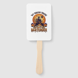 Éventail Balai Cassa Barman Halloween Maison Hantée Sorci