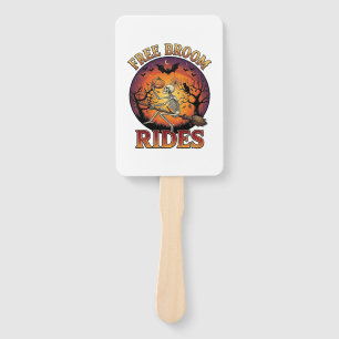 Éventail Balais Gratuits Promenades Halloween Squelette Cit