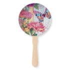 Beau papillon et fleurs