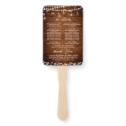 Bébé's Breath Mason Jar Rustic Wedding Programme