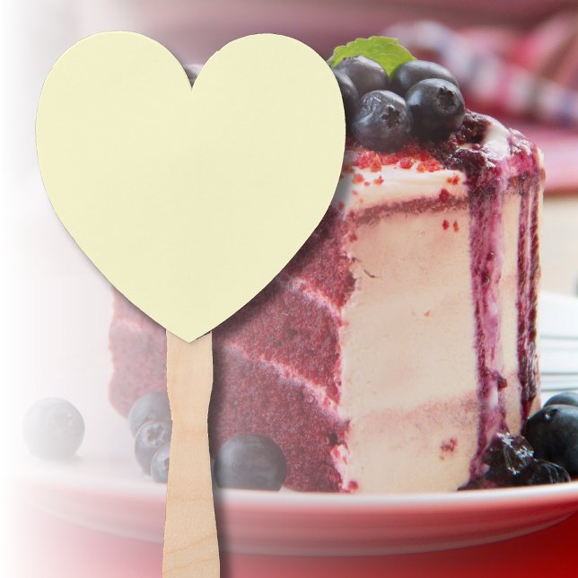 Éventail Beurre jaune uni | Classic Elegant (Créateur téléchargé)