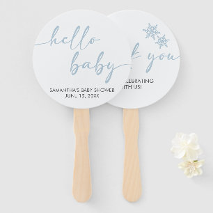 Éventail Bienvenue Baby Shower