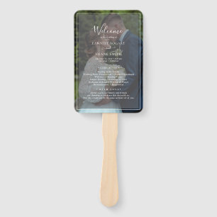 Éventail Black & White Photo Moderne Superposition Programm