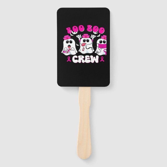 Éventail Boo Boo Crew Nurse Halloween Costume Ghost Breast  (Devant)