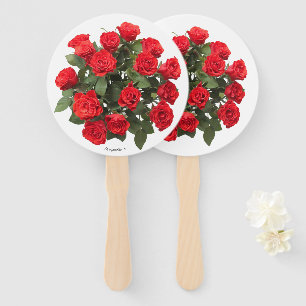 Éventail Bouquet de mariées Red Rose