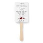 Bourgogne Champagne Ivory Mauve Wedding Programme