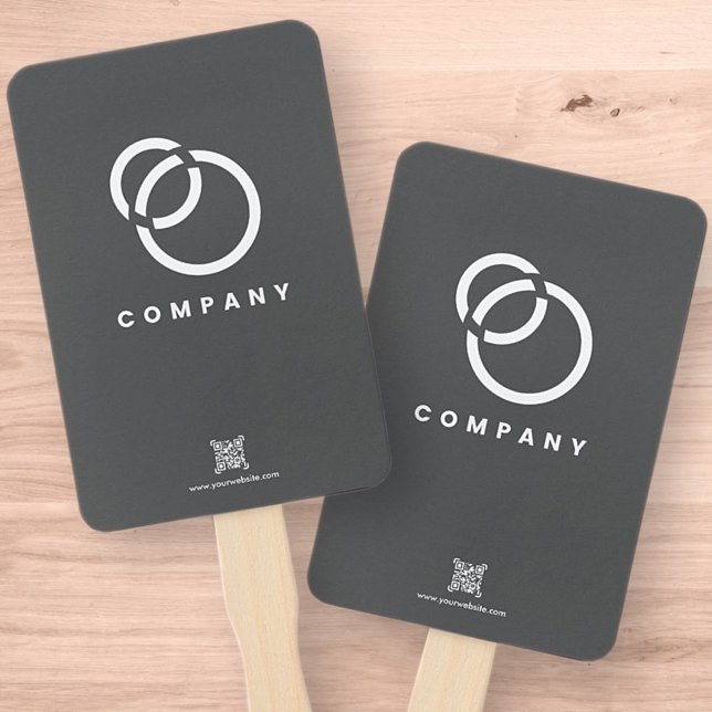 Éventail Business Scan Me QR Code Website Modern Simple (Créateur téléchargé)