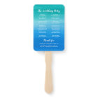 Cascade bleu turquoise Palm Tree Beach Mariage