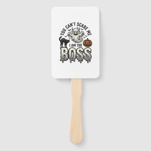 Éventail Chemise Halloween Boss Ghost Gravure Vintage Desig