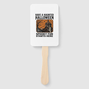 Éventail Chemise Halloween ensorcelée Conception de fête vi